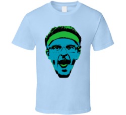 Denis Istomin Professional Tennis Player Big head uzbekistan T Shirt