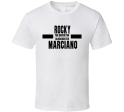 Rocky The Brockton Blockbuster Marciano Nickname Boxing Lover Cool Fan