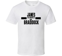 James The Cinderella Man Braddock Nickname Boxing Lover Cool Fan T Shi