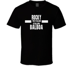 Rocky The Italian Stallion Balboa Nickname Boxing Lover Cool T Shirt
