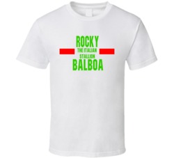Rocky The Italian Stallion Balboa Nickname Boxing Lover Cool T Shirt