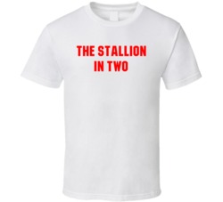 The Stallion In Two Cool Boxing Movie Lover Best Ever T Shirt