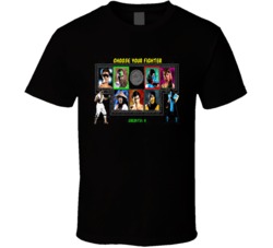Mortal Kombat Selection Screen Video Game  T Shirt
