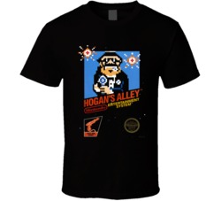 Hogans Alley Retro Nintendo Classic Retro Cover Art T Shirt