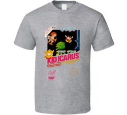 Kid Icarus Retro Nintendo Classic Retro Cover Art T Shirt