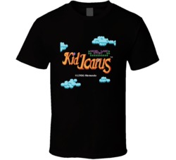 Kid Icarus Retro Nintendo Classic Start Screen Video Game T Shirt