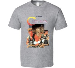 Contra Nintendo Classic Video Game Box Cover T Shirt