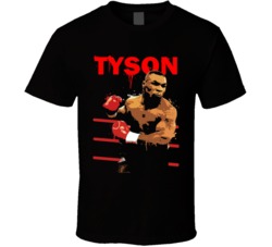 Mike Tyson GOAT Cool Boxing Fan Boxing Poster  T Shirt