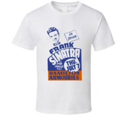 Frank Sinatra Concert Poster Cool  T Shirt