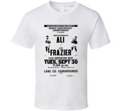 Muhammad Ali vs Joe Frazier 1  Cool Boxing Fight Posterpng T Shirt
