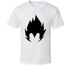 Vegeta Dragon Ball Z Cartoon Silhouette Anime Cool  T Shirt
