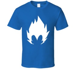 Vegeta Dragon Ball Z Cartoon Silhouette Anime Cool  T Shirt