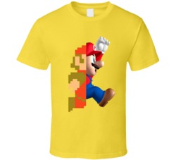 Super Mario Bros 8 Bit Mario Cool Awesome Nintendo Game  T Shirt