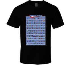 Nintendo MegaMan 25th Anniversary Cool Character T Shirt
