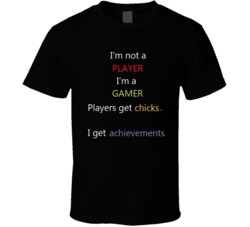Im Not A Player Im a gamer gamers  gaming geek humor computer humor ga