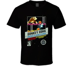 Nintendo Donkey Kong The Original Box Cover Cover Cool Video Game T Sh