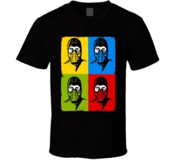 Warhol Parody Mortal Kombat Scorpion Sub Zero Reptile Cool Video Game 