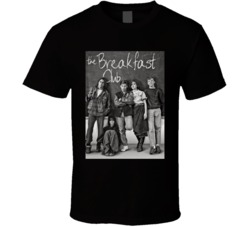Classic 80s Movie Breakfast Club Cool Movie Poster  T Shirt