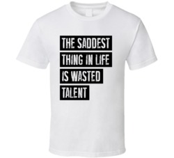 Classic Movie Quote A Bronx Tale The saddest thing in life Movie  T Sh