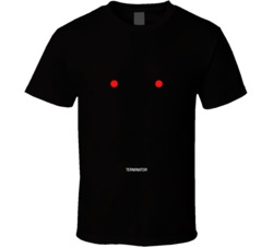 Classic Movie Terminator Minimalist Poster Movie T Shirt