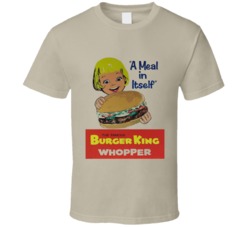 RETRO 1960s Burger King  Advertising Cool T Shirt
