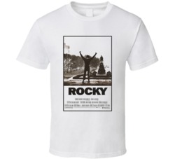 Classic Movie Rocky Cool 70s Movie Poster T Shirt