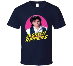 Retro Full House Jesse and The Rippers Cool Funny TV Show  T Shirt