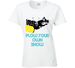 Funny Martha Stewart Stuck in the Snow Plow Cool  T Shirt