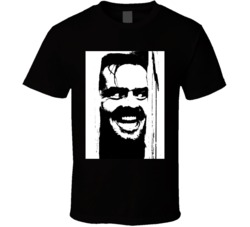 Classic Movie The Shining Jack Nicholson Heres Johnny Cool  T Shirt