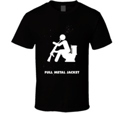 Classic Movie Full Metal Jacket Cool Minimalist Poster Art T Shirt