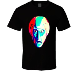 Original Star Trek Series Funny Creepy Alien Character  T Shirt