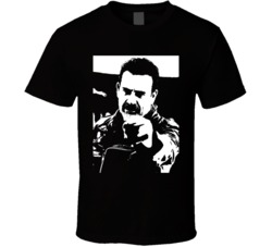 The Walking Dead Cool Negan Black and White Sketch Tv Show T Shirt