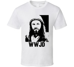 The Walking Dead Cool WWJD Jesus Tv Show T Shirt