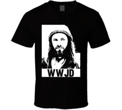 The Walking Dead Cool WWJD Jesus Tv Show T Shirt