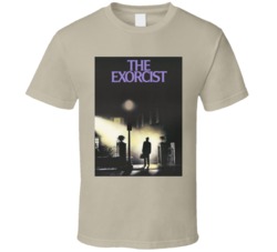 Classic Horror Movie The Exorcist Cool Movie Poster  T Shirt