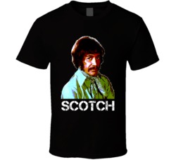 Retro Jason King Peter Wyngarde Scotch Funny TV Show T Shirt