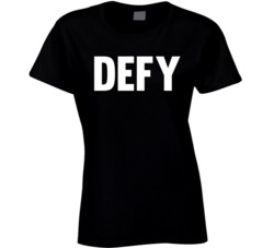 Feminist Political Statement Defy Woman Power Cool  T Shirt