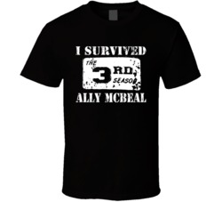 HBO Girls Cool I survived the 3rd Season of Ally McBeal Cool T Shirt