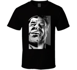 Cool The Walking Dead Negan Comparison Comic Real Life TV Show T Shirt