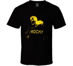 Classic 70s Movie Rocky 2 End Credits Silhouette Rocky and Mick Movie 