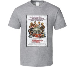 The Cannonball Run Vintage 80's Movie Poster Cool Fan T Shirt
