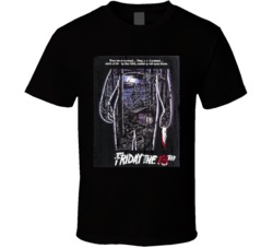 Friday the 13th Vintage 80's Movie Poster Cool Fan T Shirt