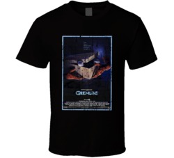 Gremlins Vintage 80's Movie Poster Cool Fan T Shirt