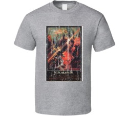 Excalibur Vintage 80's Movie Poster Cool Fan T Shirt