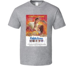 Fletch Lives Vintage 80's Movie Poster Cool Fan T Shirt