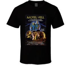 Motel Hell Vintage 80's Movie Poster Cool Fan T Shirt