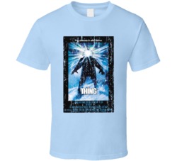 The Thing Vintage 80's Movie Poster Cool Fan T Shirt