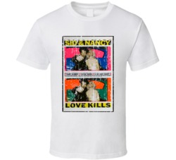 Sid and Nancy Vintage 80's Movie Poster Cool Fan T Shirt