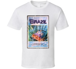 Brazil Vintage 80's Movie Poster Cool Fan T Shirt