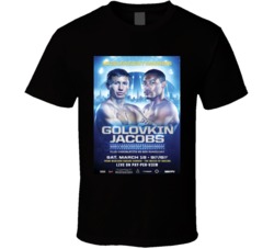 Gennady GGG Golovkin vs Daniel Jacobs March 18th Boxing Fight Poster  